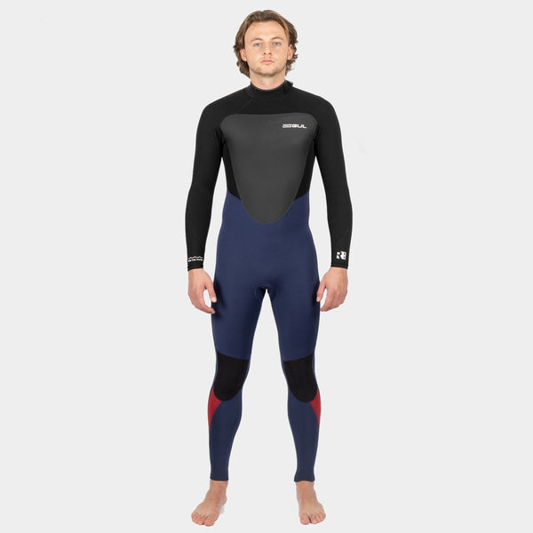 gul Response 3/2mm Blindstitched Steamer NAVY/BLK