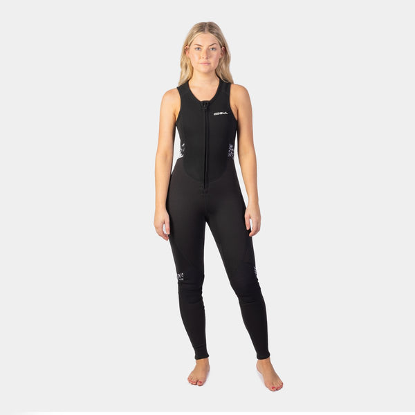 Gul Response 3/2mm Flatlock LongJane BLACK