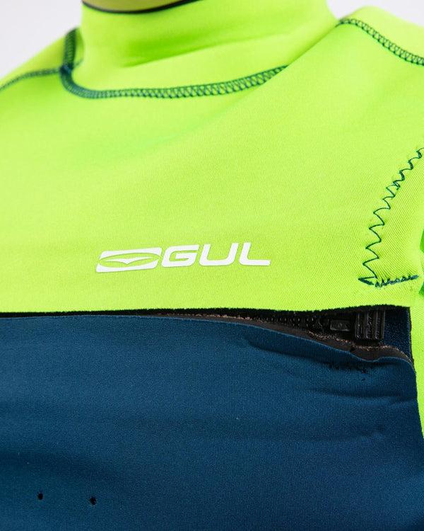 Gul Response 3/2mm FX Blindstitched Junior Steamer Navy/Sulphur