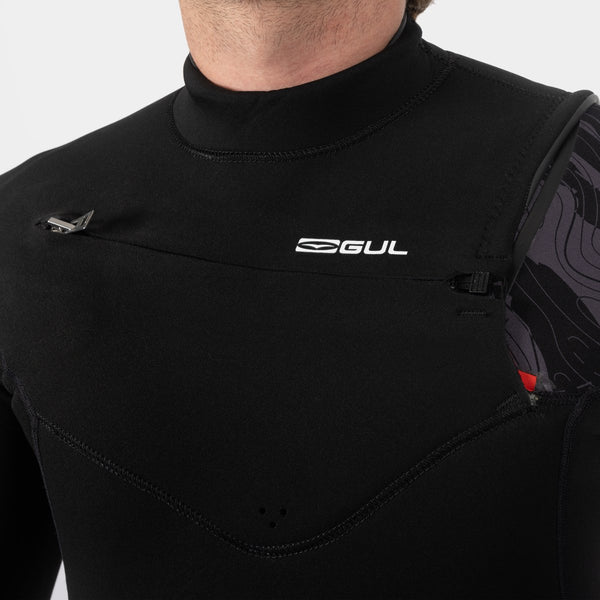 Gul Response Echo 3/2mm Flatlock Steamer Men's Black/ContourCamo