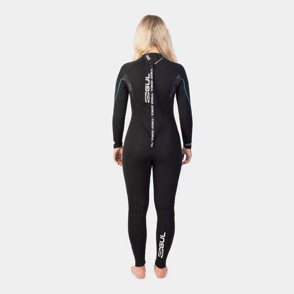 Gul Response Ladies 4/3mm Blindstitched Steamer BLACK