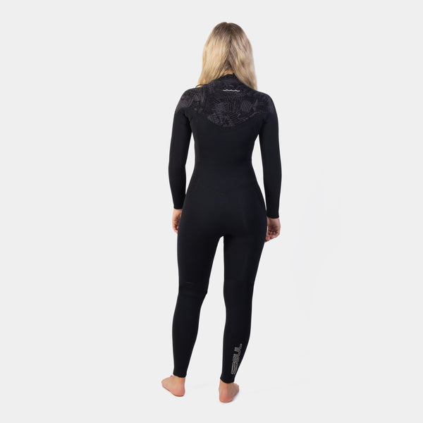 Gul Response Ladies FX 3/2mm Blindstitched Steamer Black/BrokenPalm