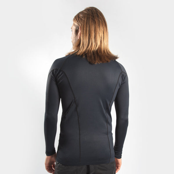 Gul UV Protection Flatlock Long Sleeve Rash Vest BLUE/GREY