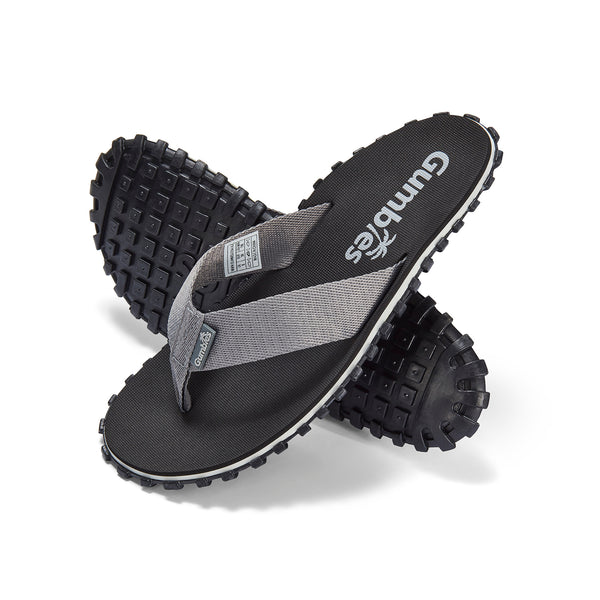 gumbies Duckbill - Flip-Flops - Men's - Black & Grey