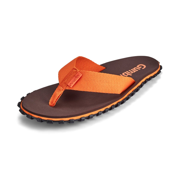 Gumbies Duckbill Flip-Flops - Men's - Brown & Orange
