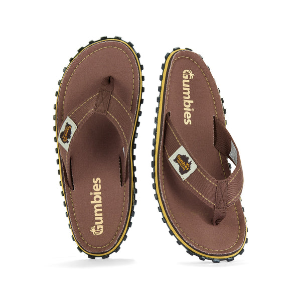 Gumbies Islander Flip-Flops - Men's - Classic Brown