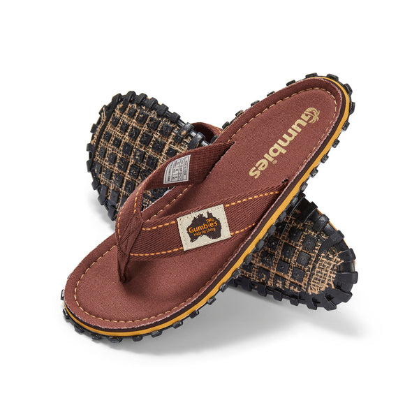 gumbies Islander Flip-Flops - Men's - Classic Brown