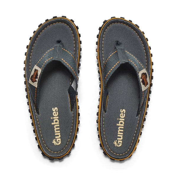 Gumbies Islander Flip-Flops - Men's - Classic Grey
