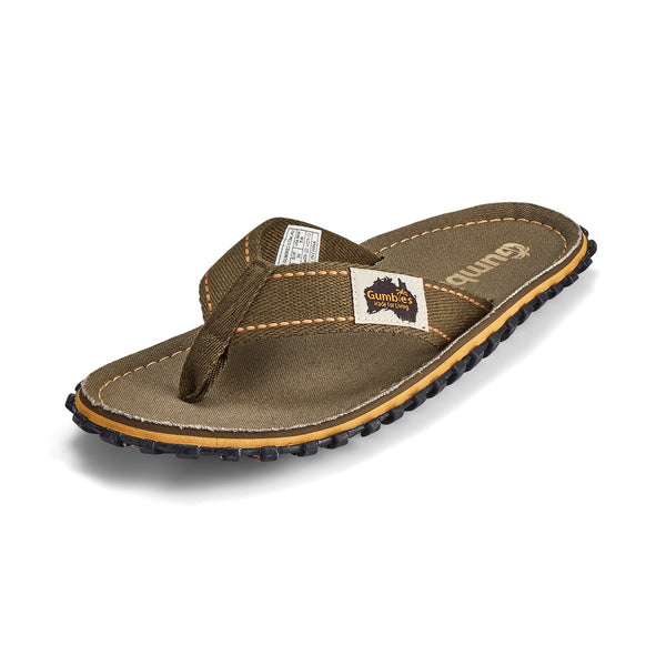 Gumbies Islander Flip-Flops - Men's - Classic Khaki