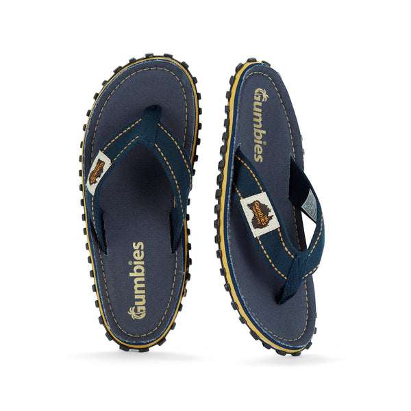 Gumbies Islander Flip-Flops - Men's - Classic Navy