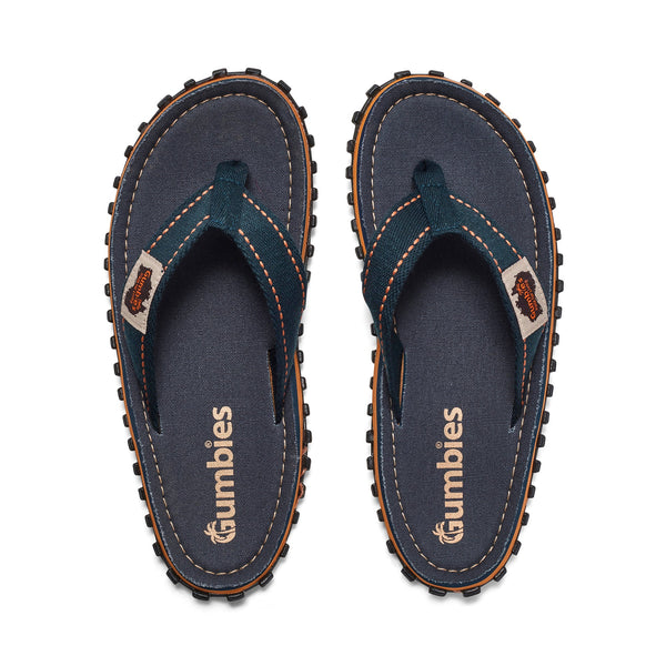 Gumbies Islander Flip-Flops - Men's - Classic Navy