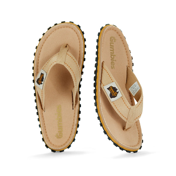 Gumbies Islander Flip-Flops - Men's - Classic Sand