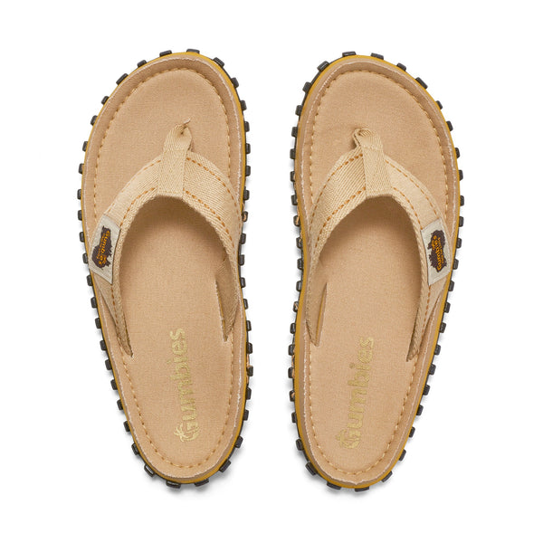 Gumbies Islander Flip-Flops - Men's - Classic Sand