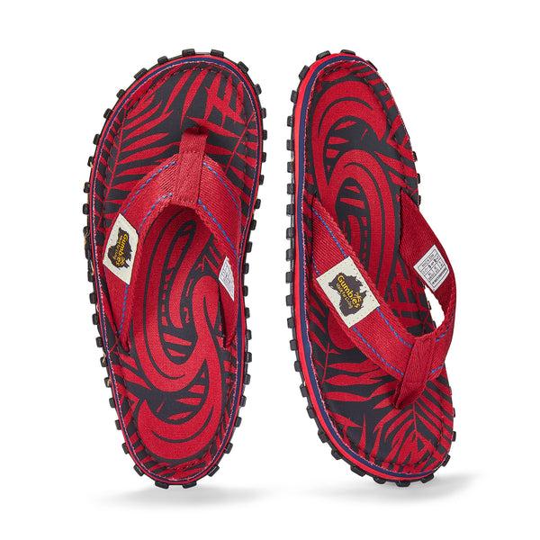Gumbies Islander Flip-Flops - Men's - Red G