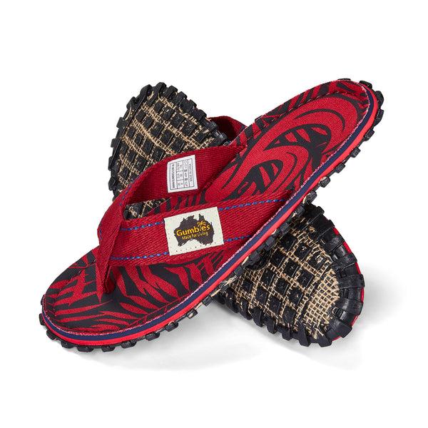 gumbies Islander Flip-Flops - Men's - Red G