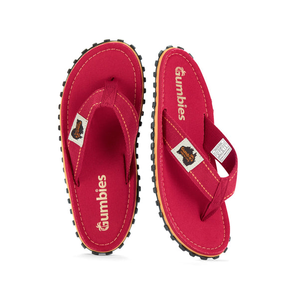 Gumbies Islander Flip-Flops - Women's - Classic Red