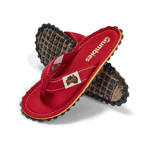 gumbies Islander Flip-Flops - Women's - Classic Red