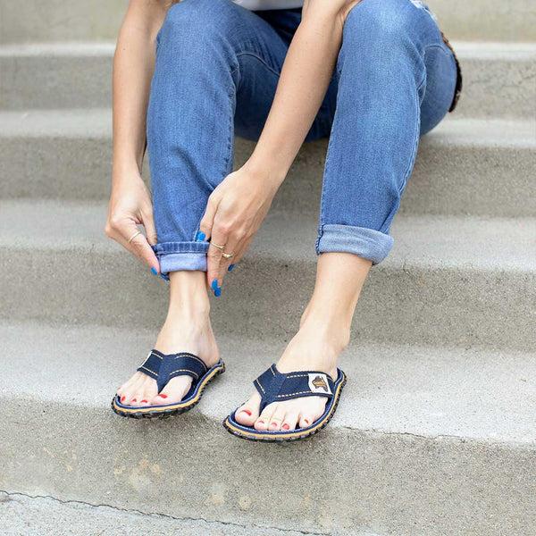 Gumbies Islander Flip-Flops - Women's - Denim