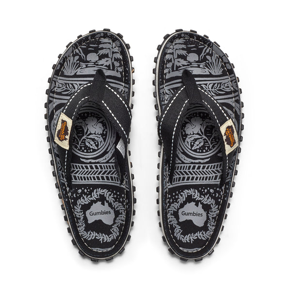 Gumbies Islander Flip-Flops - Women's - Midnight Black