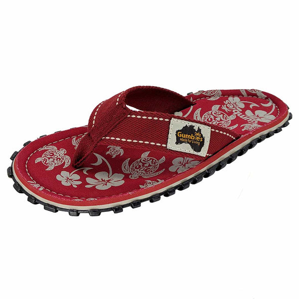 Gumbies Islander Flip-Flops - Women's - Pacific Red