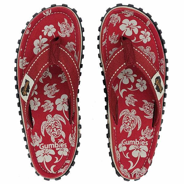 gumbies Islander Flip-Flops - Women's - Pacific Red