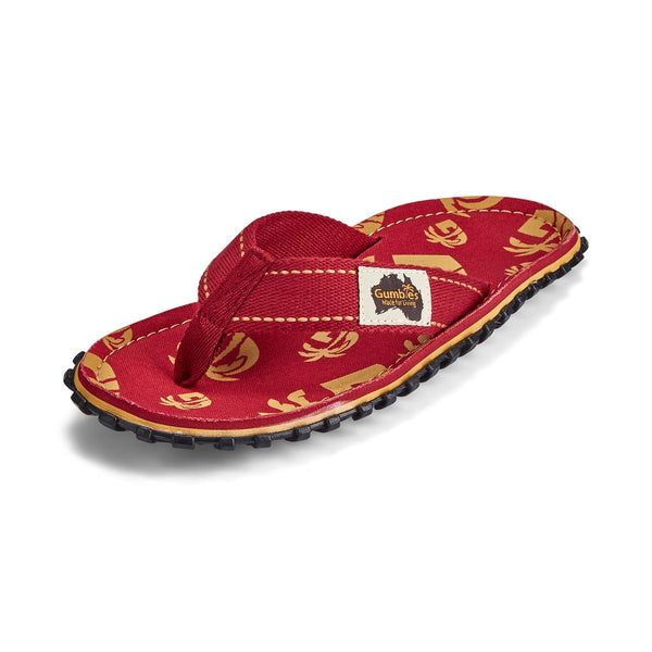 Gumbies Islander Flip-Flops - Women's - Red Muti G