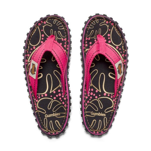 Gumbies Islander Flip-Flops - Women's - Tropical Black