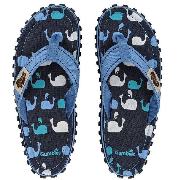gumbies Islander Flip-Flops - Women's - Whales