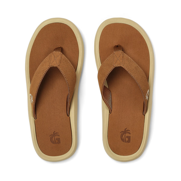 Gumbies Noosa Flip-Flops - Men's - Latte