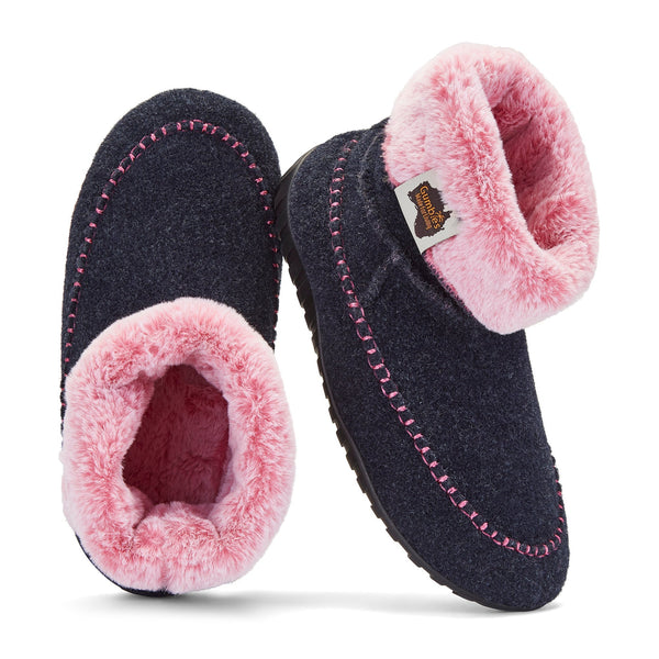 Gumbies Ossa High - Women's - Navy & Pink