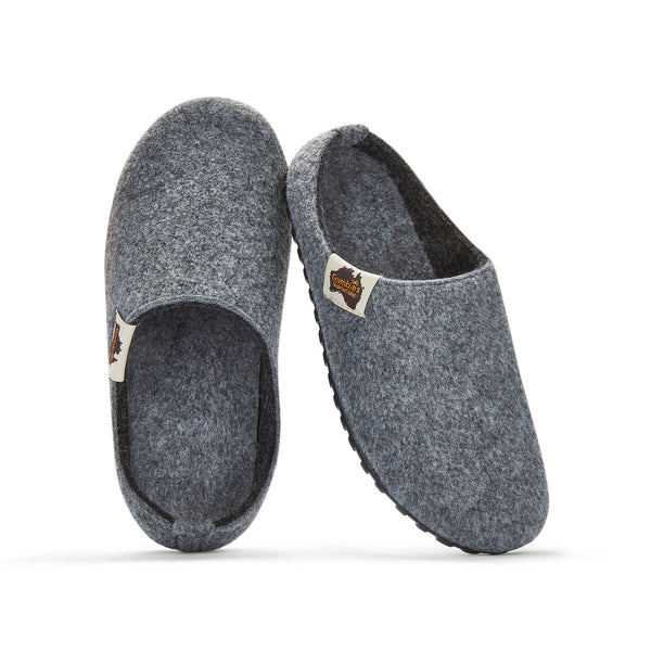 Gumbies Outback Slippers - Men's - Grey & Charcoal