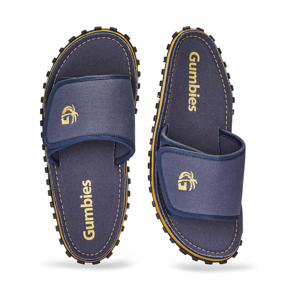 Gumbies Strider Sliders - Men's - Navy