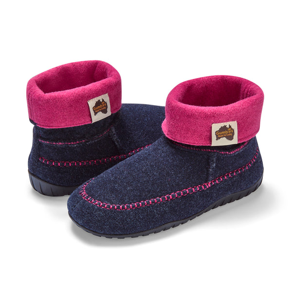 Gumbies Thredbo - Women's - Navy & Pink