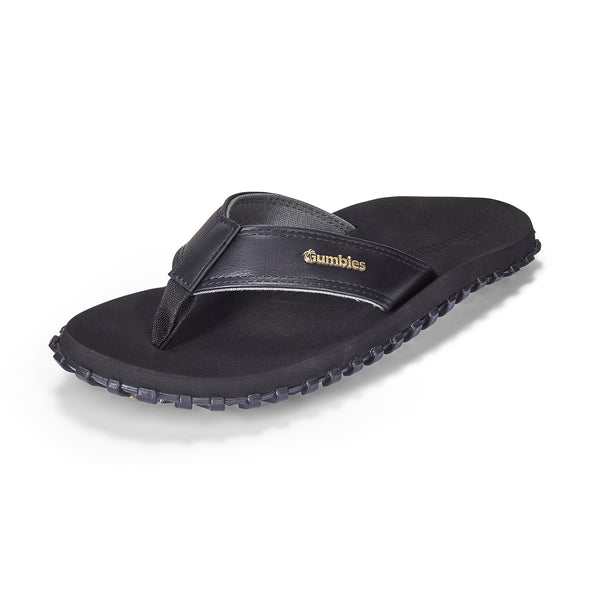 Gumbies Vegovert Flip-Flops - Men's - Black