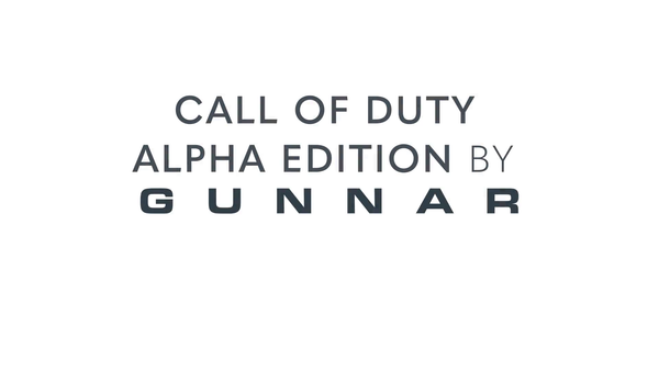 Gunnar Call Of Duty Alpha Edition Elite Gaming Glasses Onyx Infrared