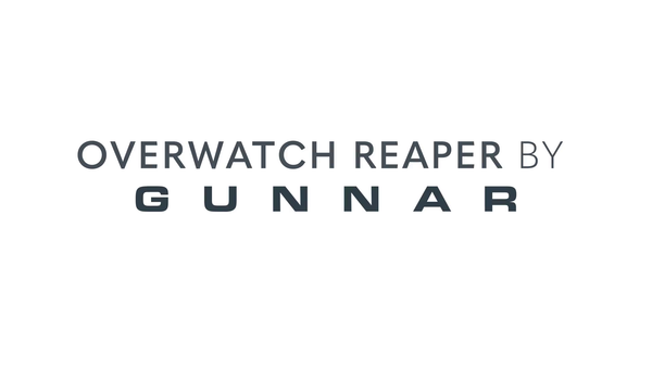 Gunnar Overwatch Reaper Elite Gaming Glasses Black Ash
