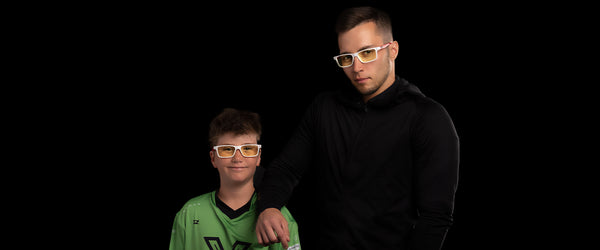 Gunnar Vertex Collection For St. Jude Elite Gaming Glasses Red/White