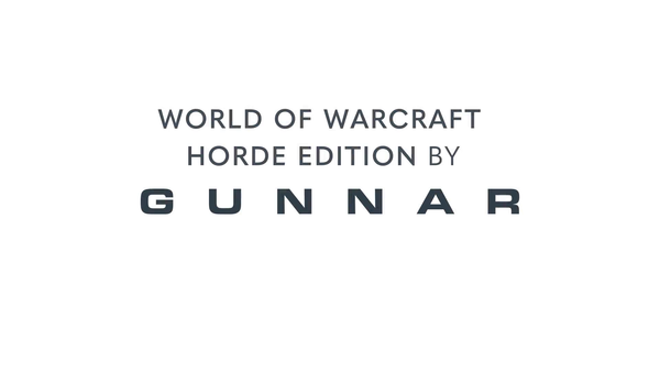 Gunnar World Of Warcraft Horde Edition Elite Gaming Glasses Onyx