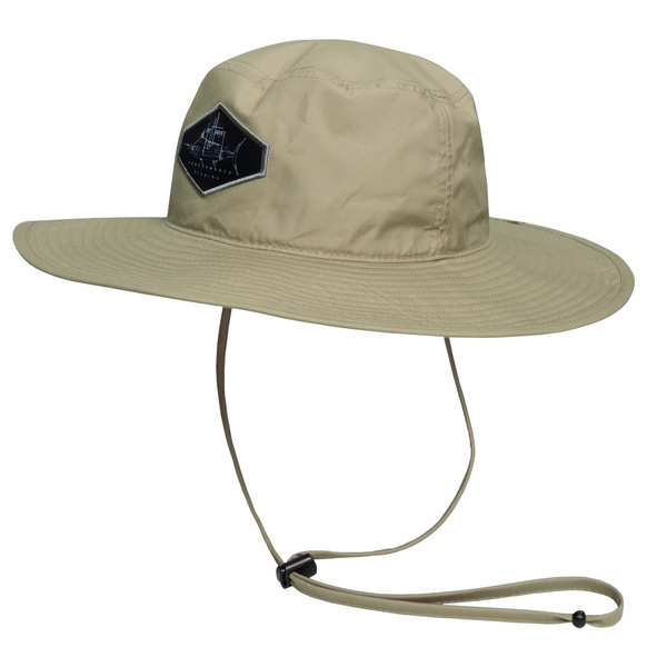 Guy Harvey Billfish Patch Khaki Performance Boonie