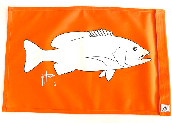 guy harvey Cubera Snapper Flag