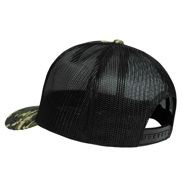 Guy Harvey Fishy Green Camo Mesh Trucker Hat