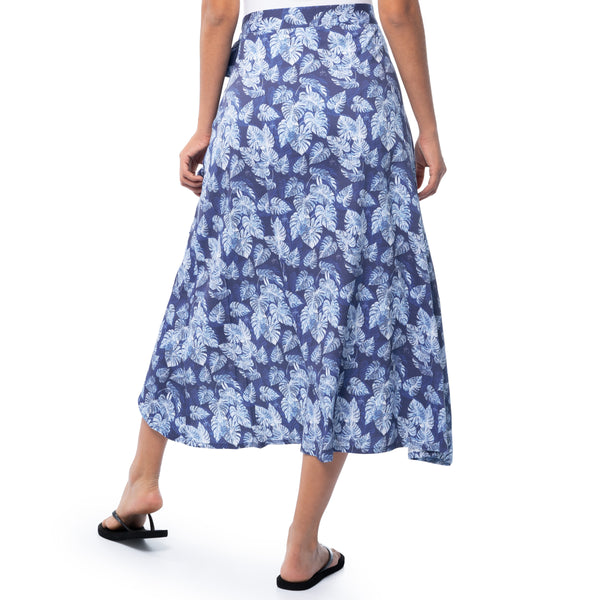 Guy Harvey Ladies Blue Haven Wrap Skirt