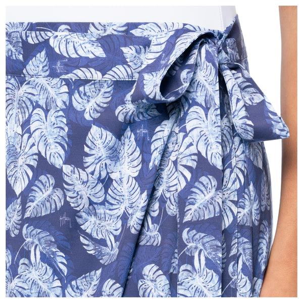 Guy Harvey Ladies Blue Haven Wrap Skirt