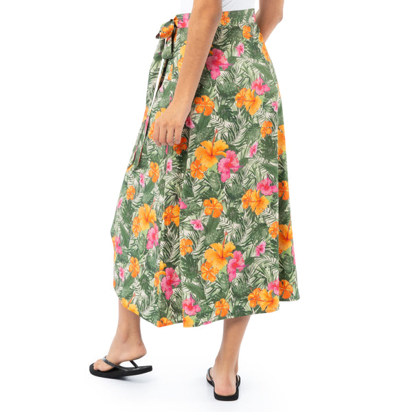 Guy Harvey Ladies Hibiscus Garden Wrap Skirt