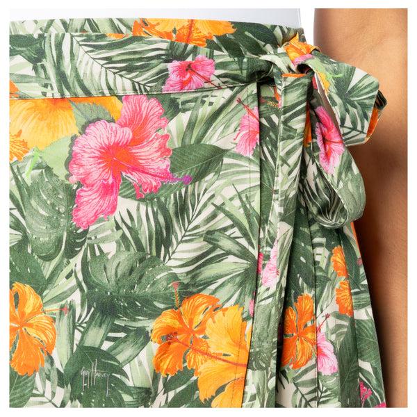 Guy Harvey Ladies Hibiscus Garden Wrap Skirt