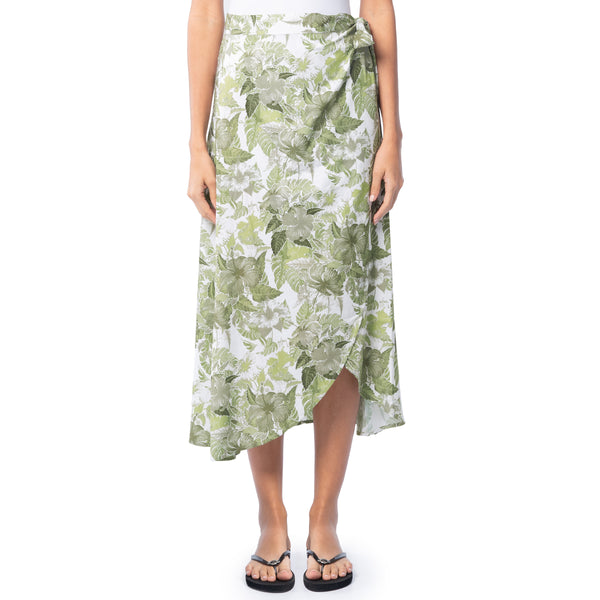Guy Harvey Ladies Hibiscus Tonal Wrap Skirt