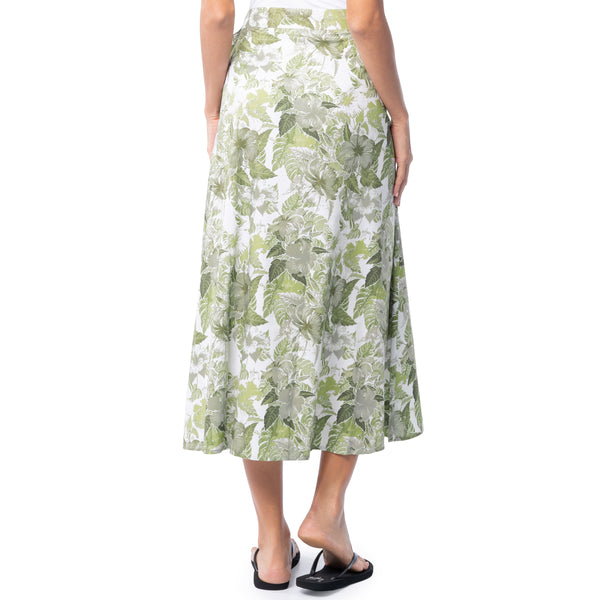 Guy Harvey Ladies Hibiscus Tonal Wrap Skirt