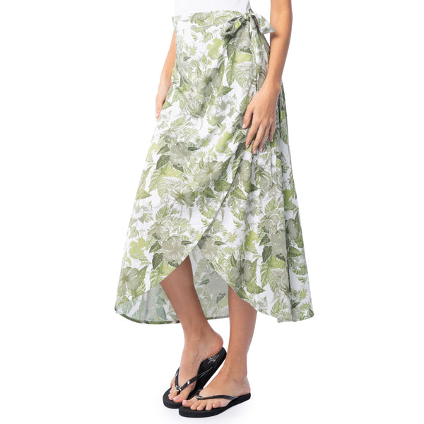 Guy Harvey Ladies Hibiscus Tonal Wrap Skirt