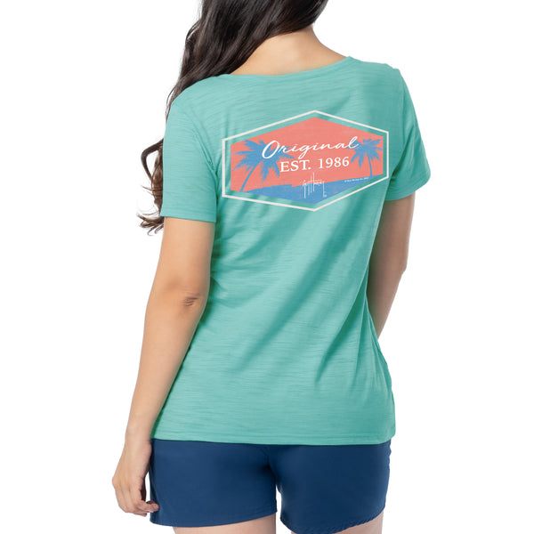 guy harvey Ladies Vintage GH Relaxed V-Neck Top