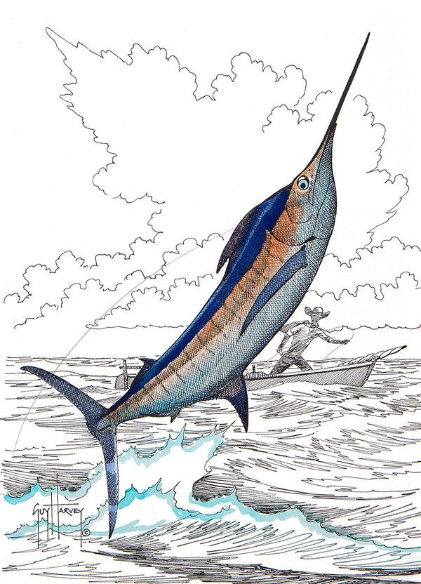 guy harvey Little Blue